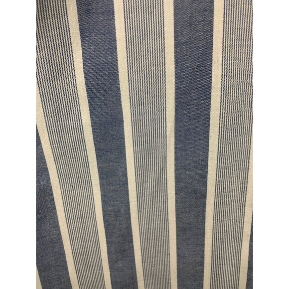 Levis San Francisco Mens XL Blue & White Striped Button-Up Shirt - Picture 4 of 7